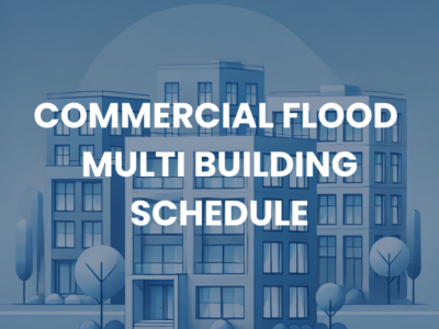 Multi Building Schedule Commercial Flood Insurance